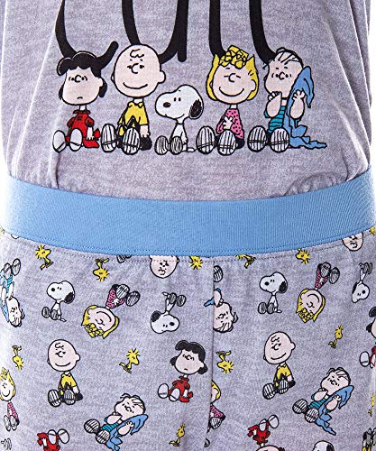 Peanuts Girls' Woke Up This Cute Pajamas Shirt And Pants 2 Piece PJ Jogger Pajama Set3