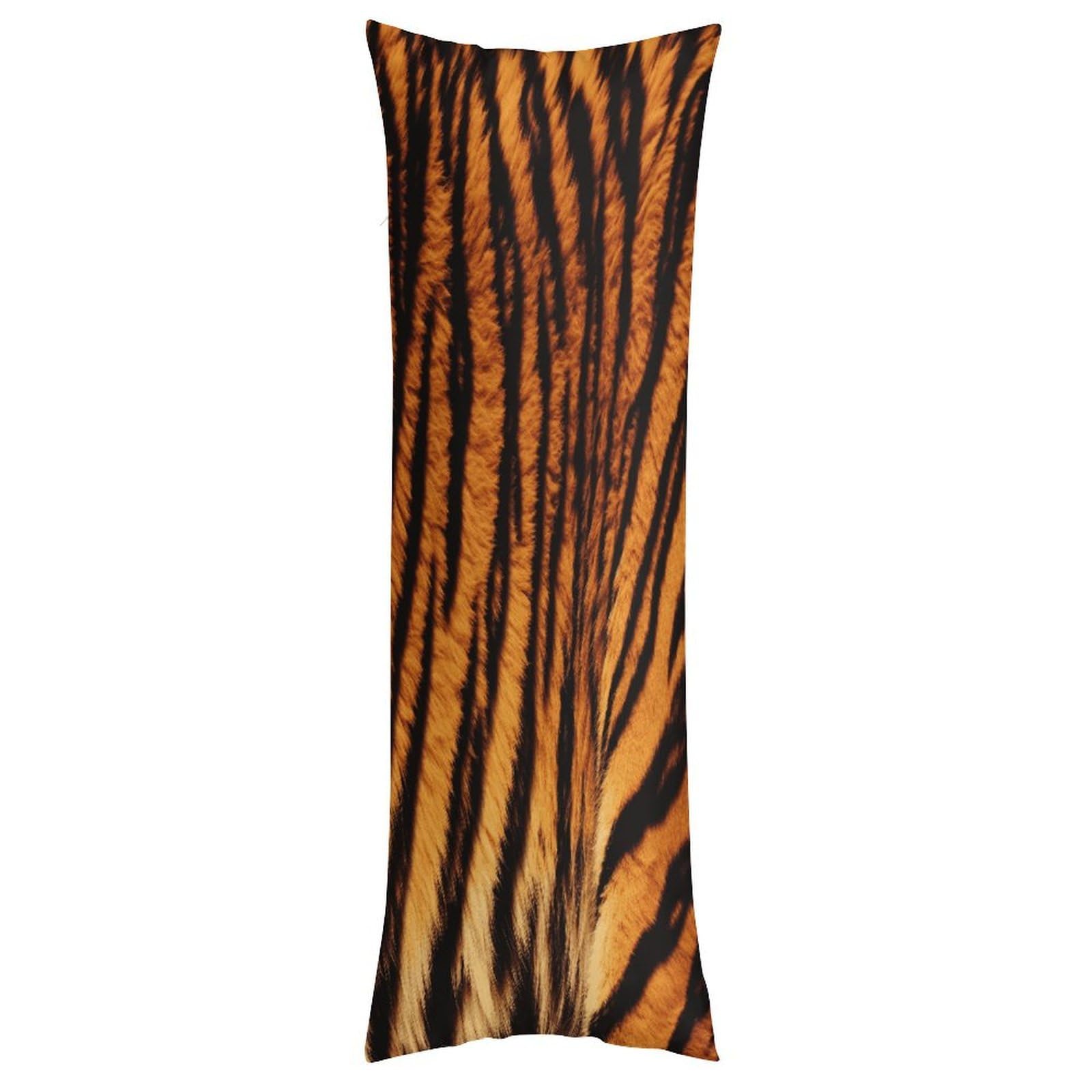 LDGSUPH Tiger Striped Pattern Pillow Cases Soft Pillowcase with Invisible Zipper Wrinkle Resistant Pillow Covers Breathable Removable Pillow Protector for Bed Sofa Car 20"x54"