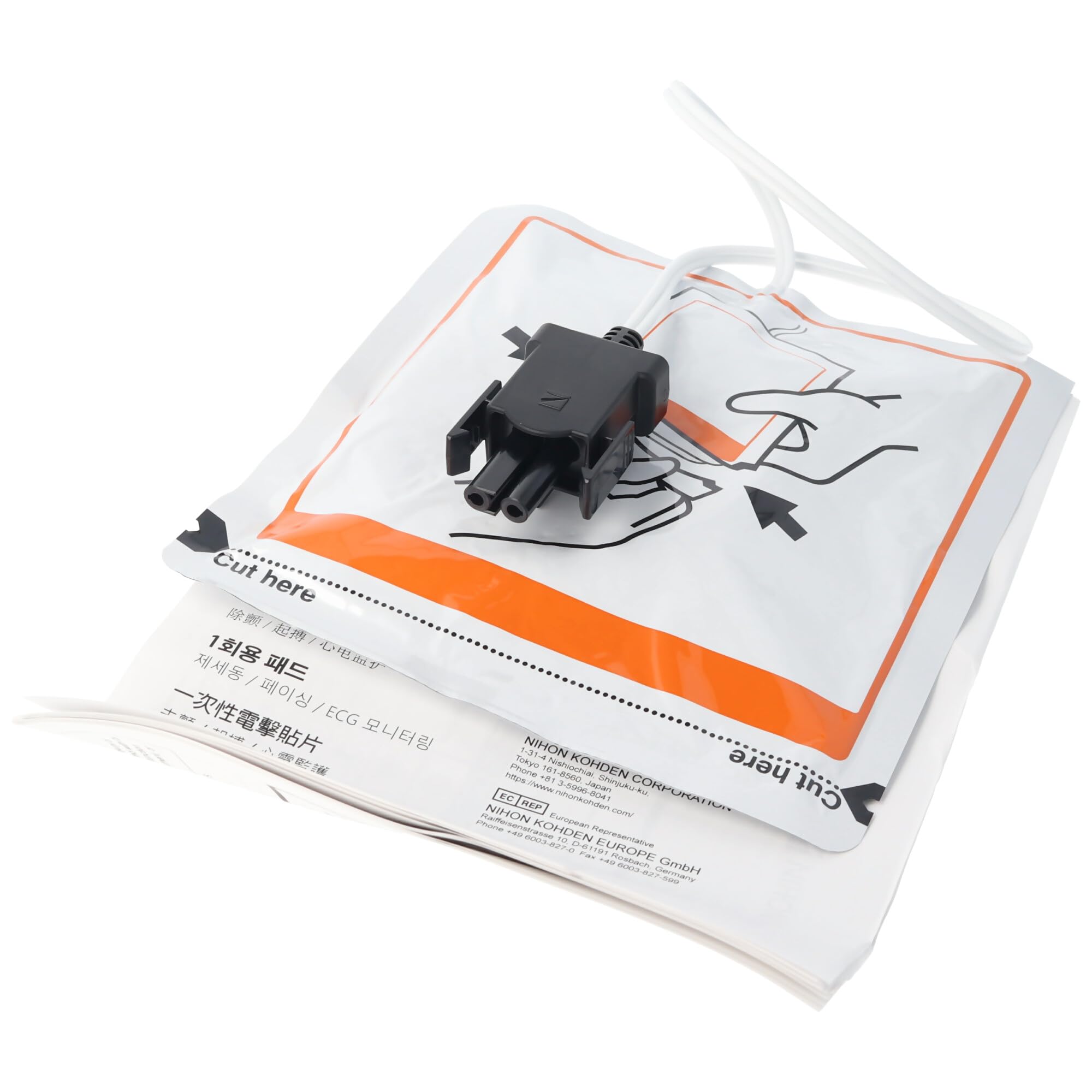AccuCell Original Defi-Elektroden Pads Nihon Kohden Cardiolife AED 2100 P-740K