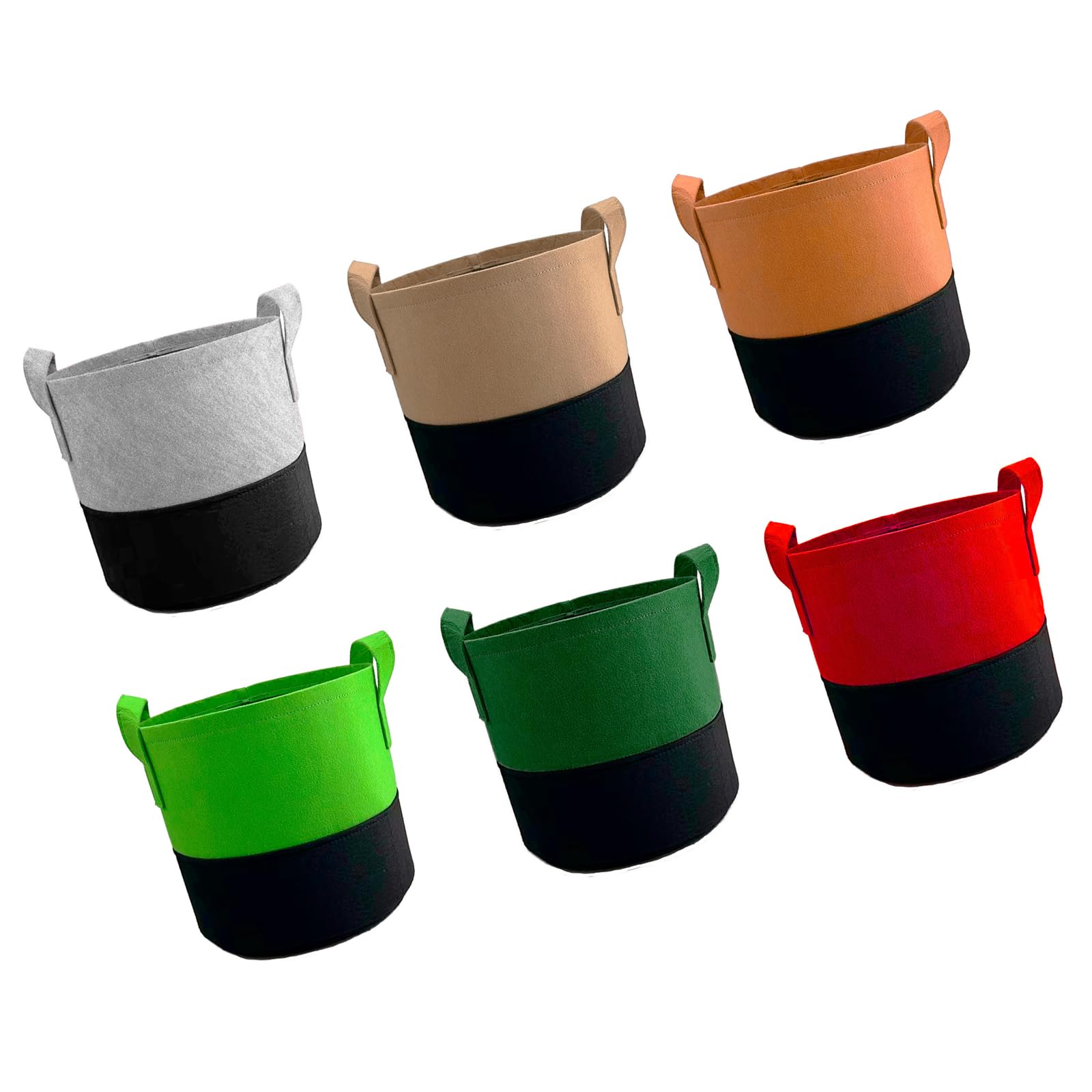 Sac de culture non tissé x6 pour plantation et jardinage extérieur