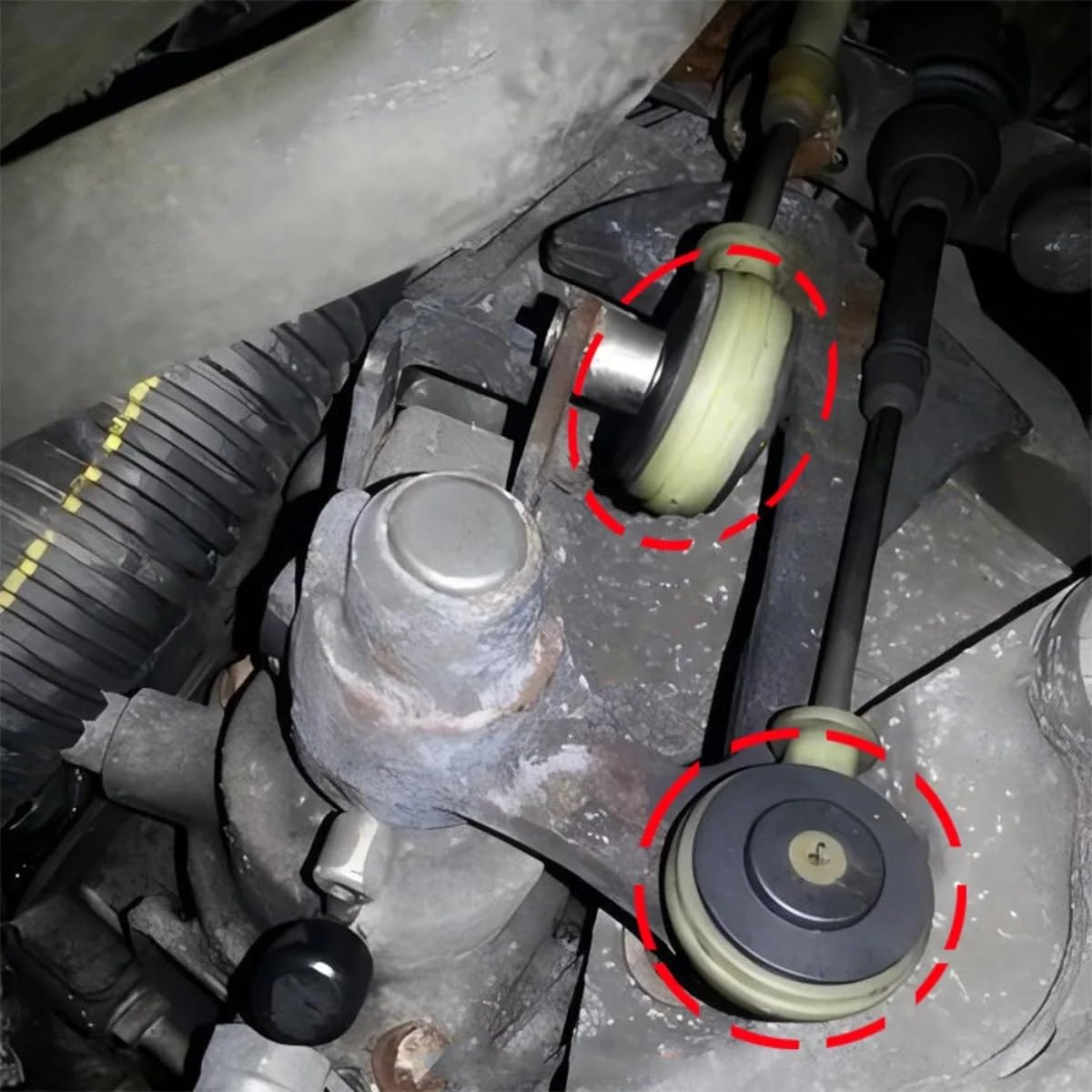 cavo comando marce Compatibile con Opel Per Zafira B 2005-2014 Cambio manuale Cavo di collegamento Estremità Asta Bush Connettore Leva del cambio Selettore