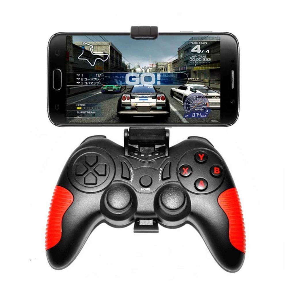 Przenośny kontroler do gier, bezprzewodowa gamepad Bluetooth, joystick do gier nadaje się do telefonu z systemem Android/iOS / TV Box/PC, dla najpopularniejszych uchwytów do gier