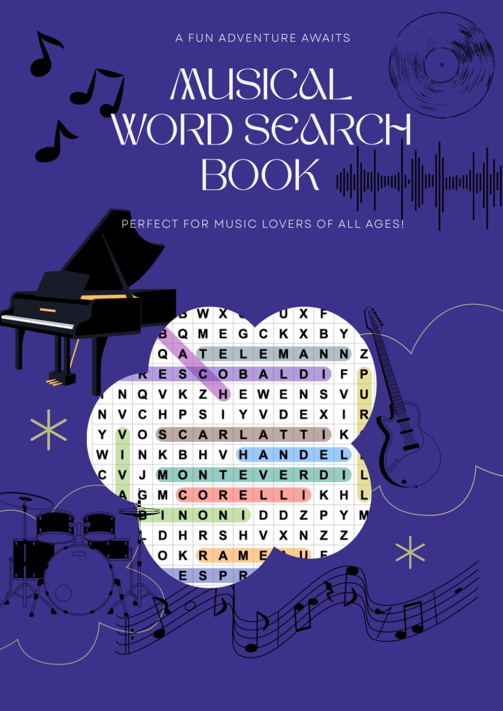 Musical Word Search Book: Perfect for music lovers of all ages!
