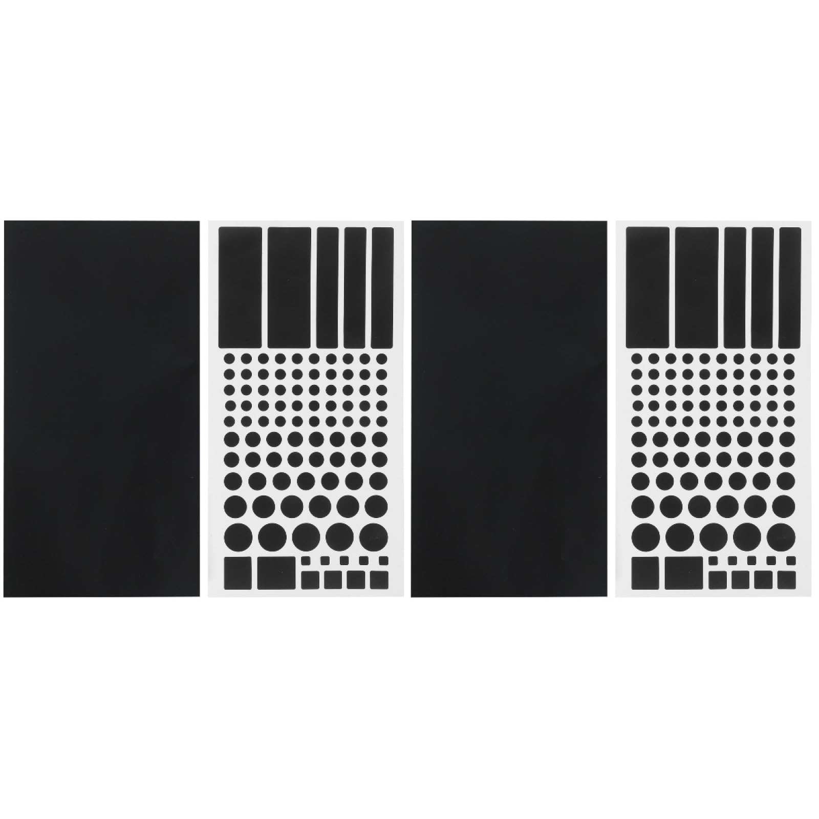 NUOBESTY Light Blocking Stickers for Led Devices Blackout Shading Stickers for Routers and Electronics Self-Adhesive Cover Labels to Dim Led Lights for Home and Office Use 8.15X4.33 Inch