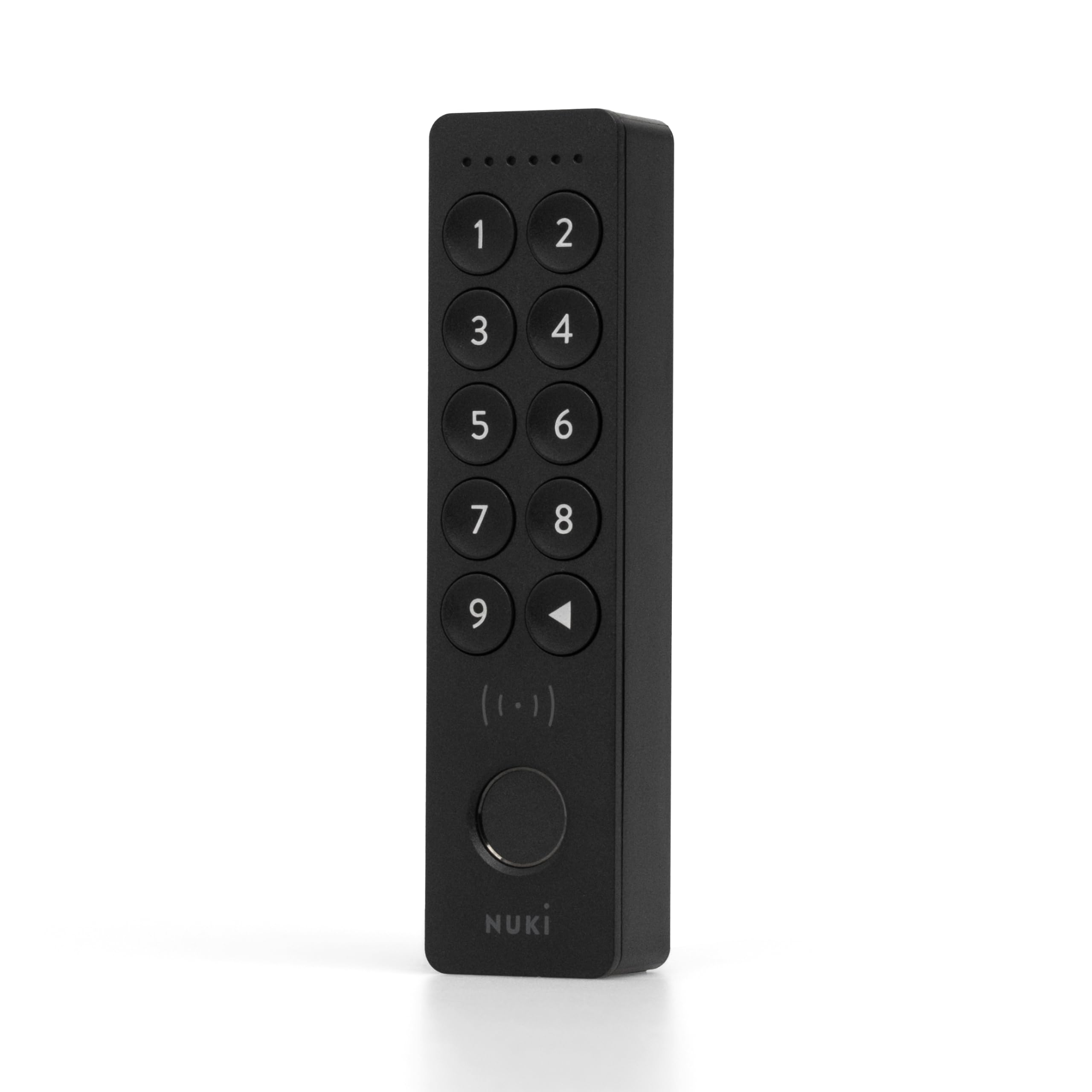 Nuki Keypad 2 NFC (2026) - Türschloss öffnen mit Apple home key, Fingerprint, NFC oder 6-stelligem Zahlencode, perfektes Smart Home Zubehör für Matter-fähige Nuki Smart Locks, mit Bluetooth