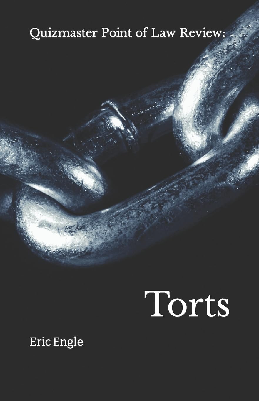 Quizmaster Point of Law Review: Torts (Quizmaster Law Flash Cards ...