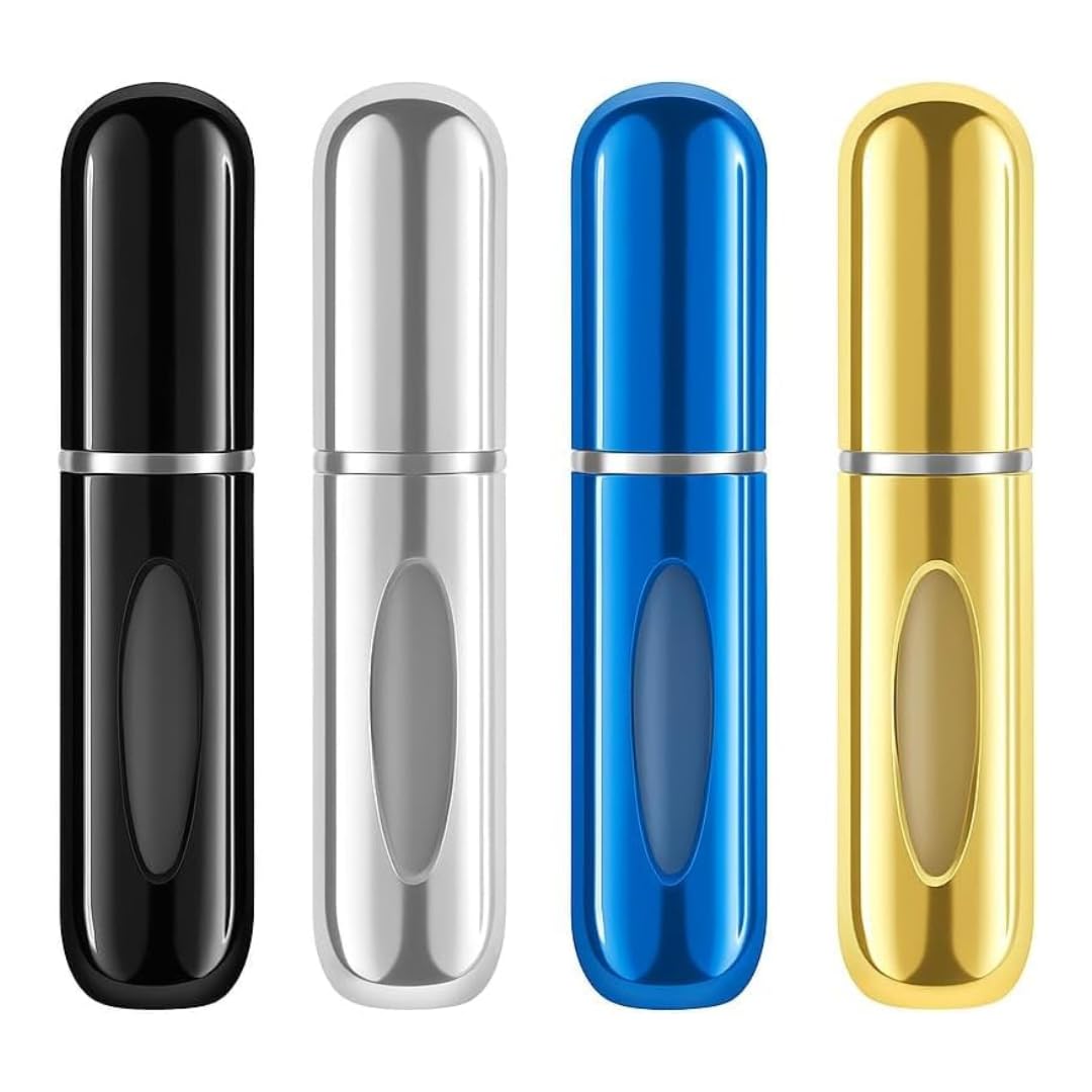 ADAPTOLL Mini Doldurulabilir Parfüm Şişesi – Taşınabilir Seyahat Boy Atomizer Cep Sprey Seti, Pompal