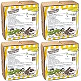 Humusziegel - Kokoseinstreu Bodensubstrat für Reptilien - Terrariensubstrat 4 x 70 L