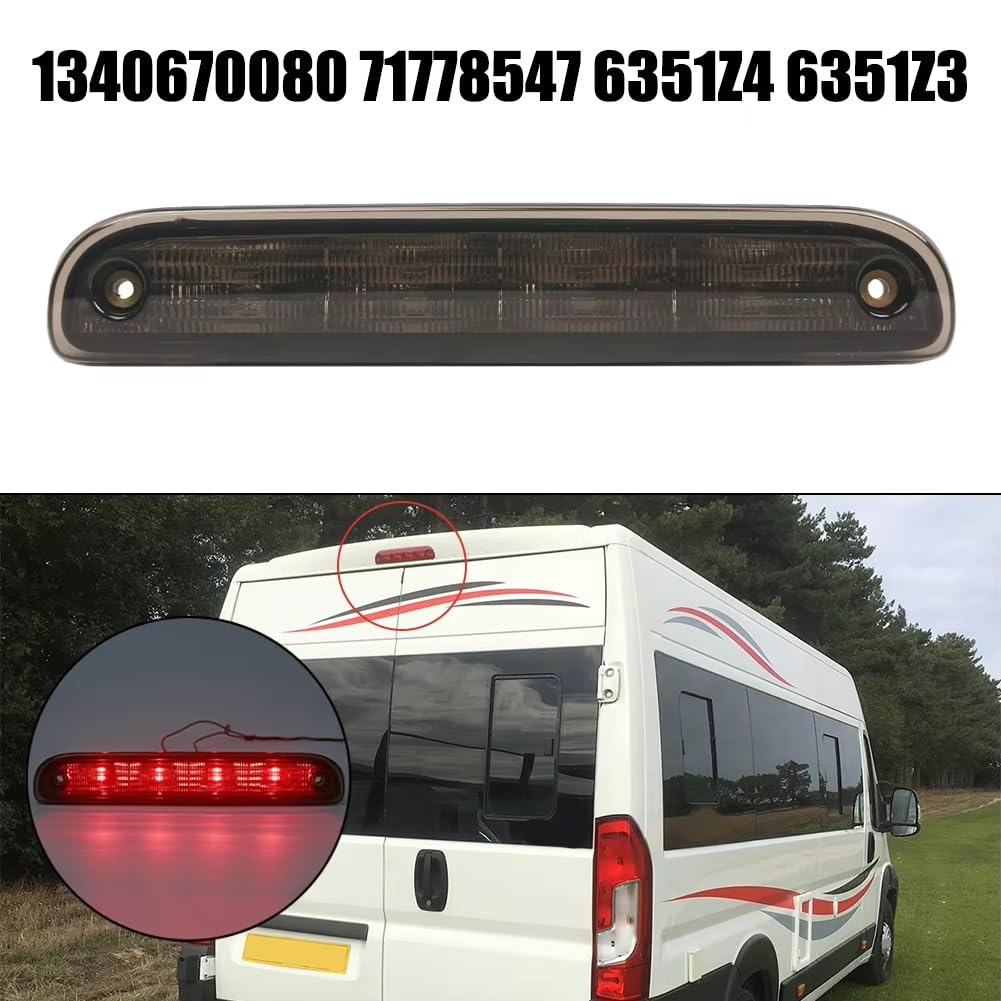 Luce Stop Terzo Freno Auto Posteriore Arresto Lampada Terzo Luce Di Freno Alto Livello 1340670080 71778547 6351Z4 Per Fiat Per Ducato Per Boxer Per Relè 2007-2023