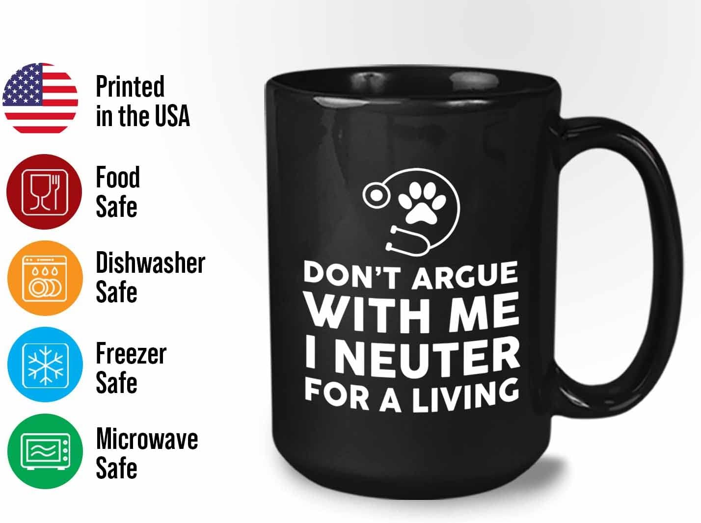 Bubble Hugs Nurse Coffee Mug 15oz Black - Don't Argue With Me - RN Nursing Practitioner Perceptor Graduation PHD Nurses Week Med Assistant Doctor Patients Hygienists