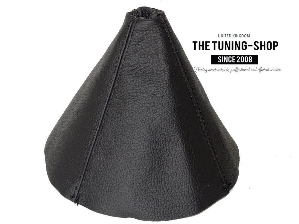 The Tuning-Shop Ltd for Mazda Mx-5 Mk3 NC 2005-09 Shift Boot Black Italian Leather