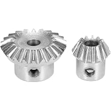 FLEXMAN 2Pcs Honey Extractor Gear, High Hardness Alloy Steel Beekeeping Tools with Screw and Wrench Set for Honey Extractor Extracting Repair Beekeeping