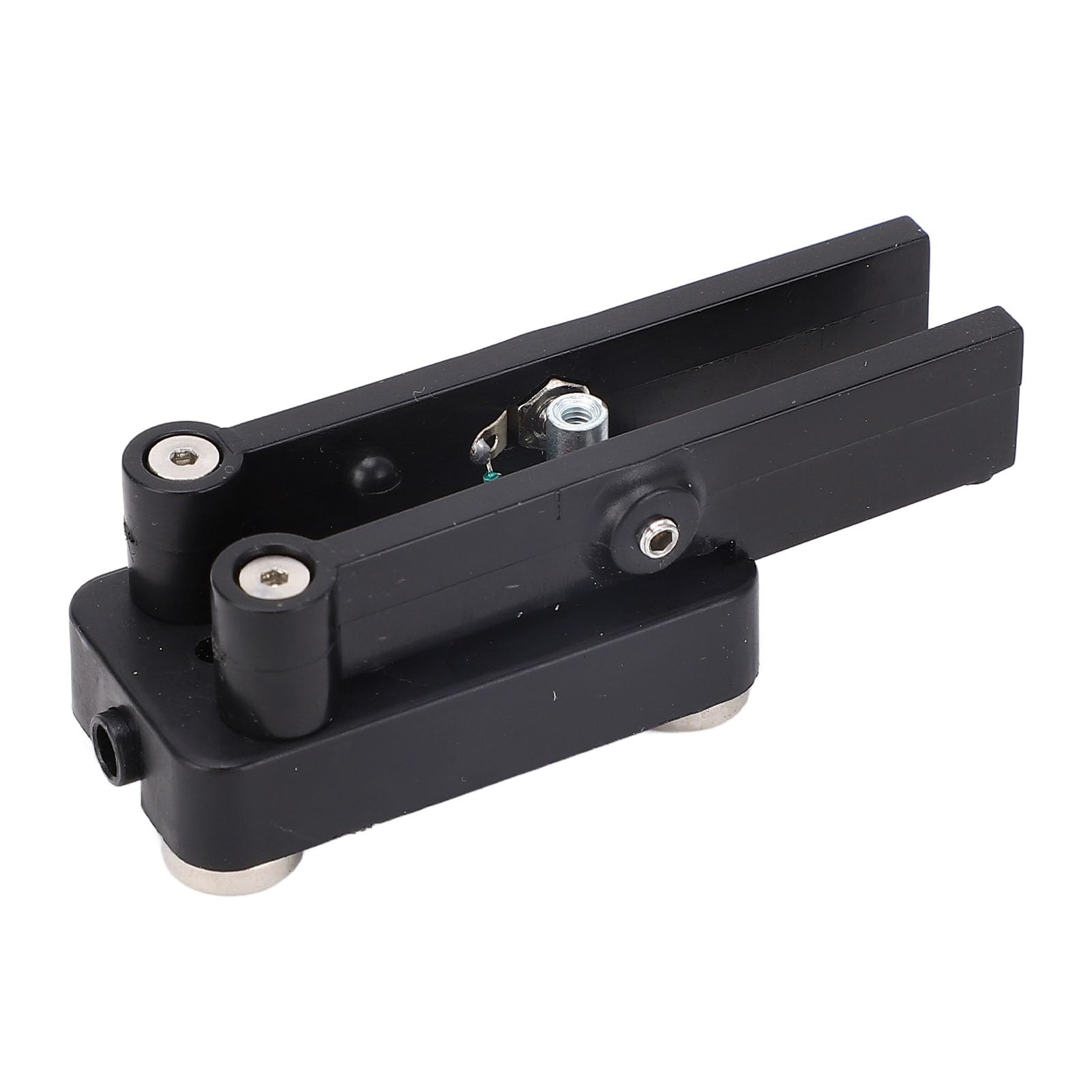 YWBL-WH Llave de Telégrafo de Doble Paleta con Base Magnética y Cable de 3,5 Mm para Práctica de Código Morse de Radioaficionado, Carcasa de ABS Portátil CW Keyer
