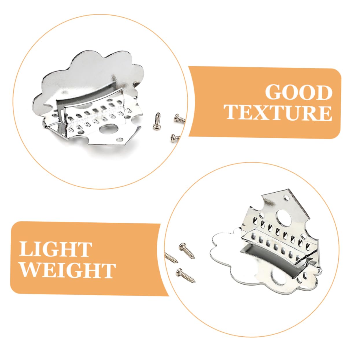 LIFKOME 1 Set Mandolin String Accessory Chrome Mandolin Tailpiece Bridge for Enhanced Sound and Precision Tuning Simple Installation present for Musicians