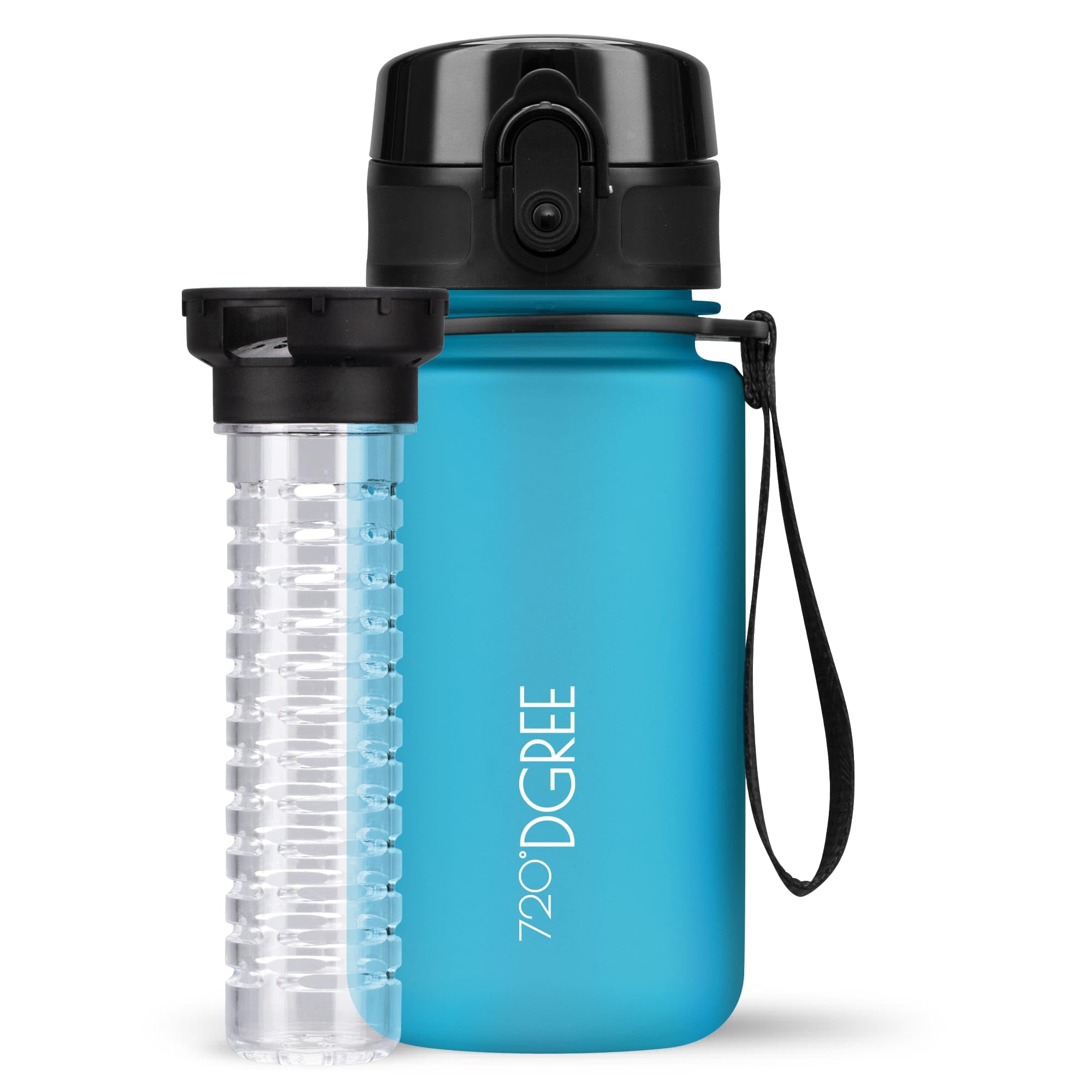 720°DGREE Botella Agua 1 Litro “uberBottle“ - Tamiz-Fruta, softTouch - Sin BPA, Prueba de Fugas, Reutilizable - Cantimplora, Water Bottle ideal para Deporte, Fitness, Gimnasio, Senderismo, Ciclismo — view 184