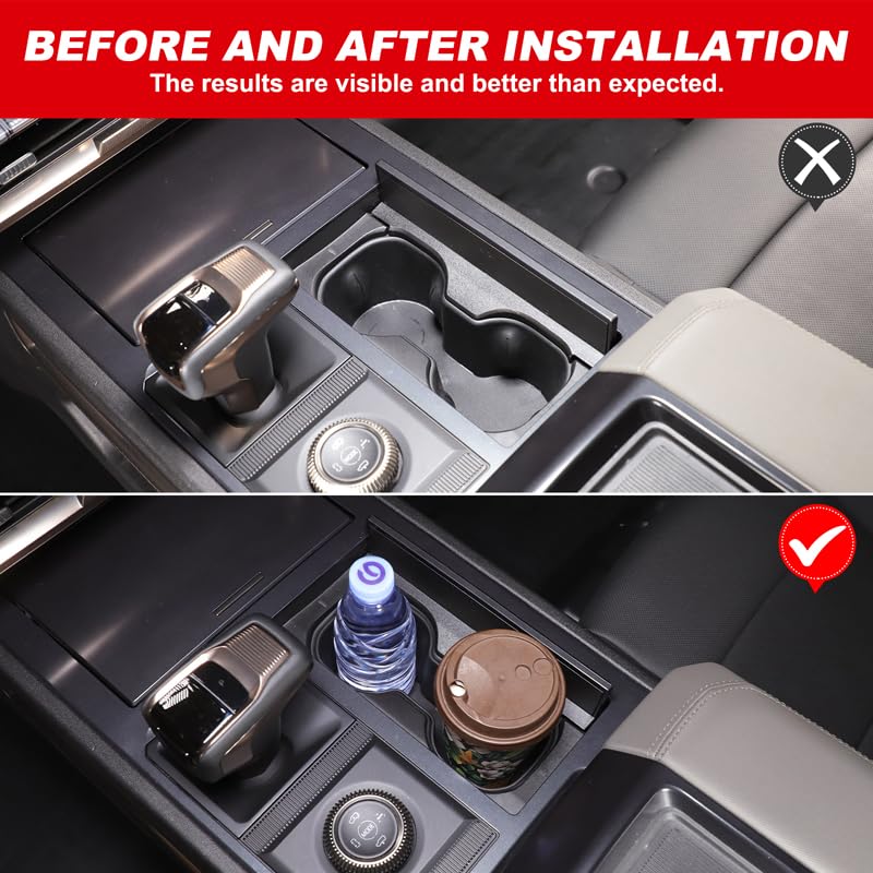 Inserciones para portavasos consola central Hummer EV miniatura 4