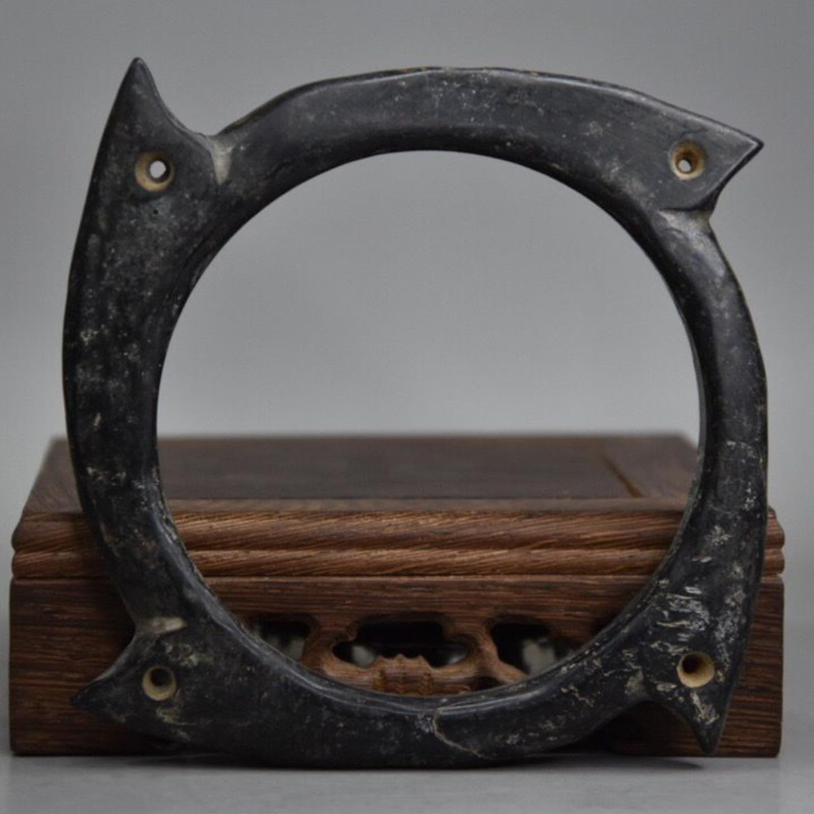 Météorite de fer antique de 10 cm sublime le design de votre salon et bureau