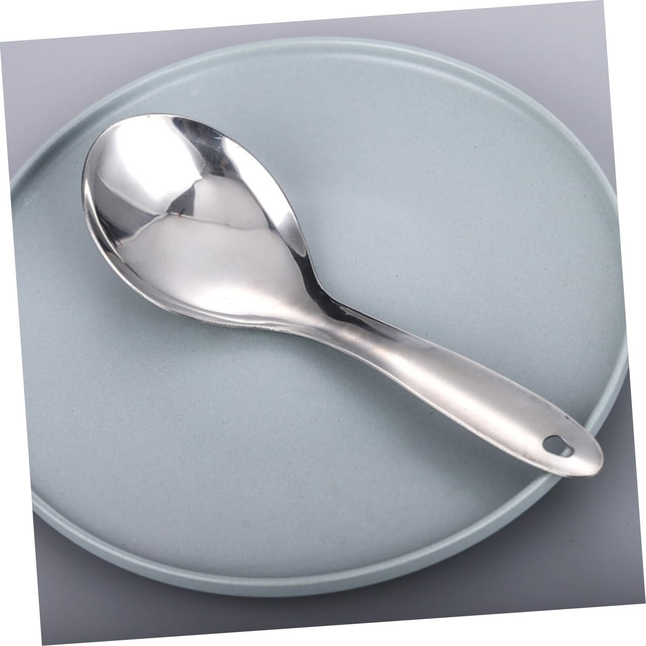 Cucchiaio Da Riso In Acciaio Inox 304 - Manico Antiscottatura, Design Minimalista