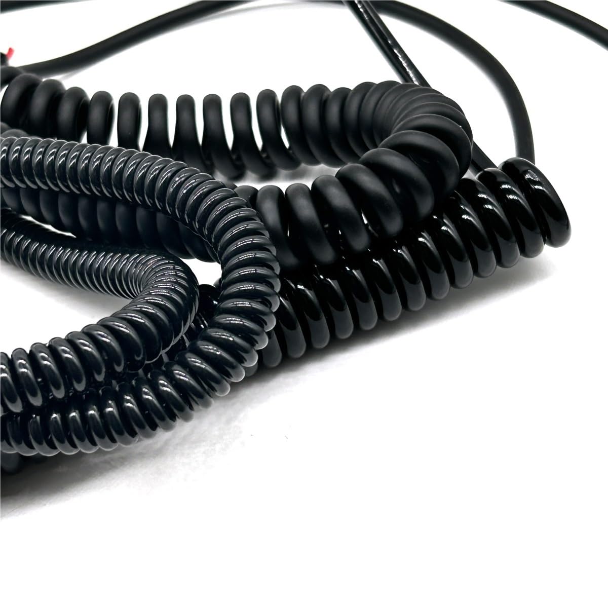 19芯24AWGスプリングスパイラルシールドケーブルフレキシブルポリウレタン伸縮電線 フレキシブル(Stretch 5 meters