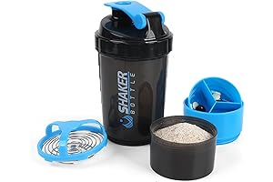 Blender Bottles 16 oz: Ultimate Protein Shaker with Storage