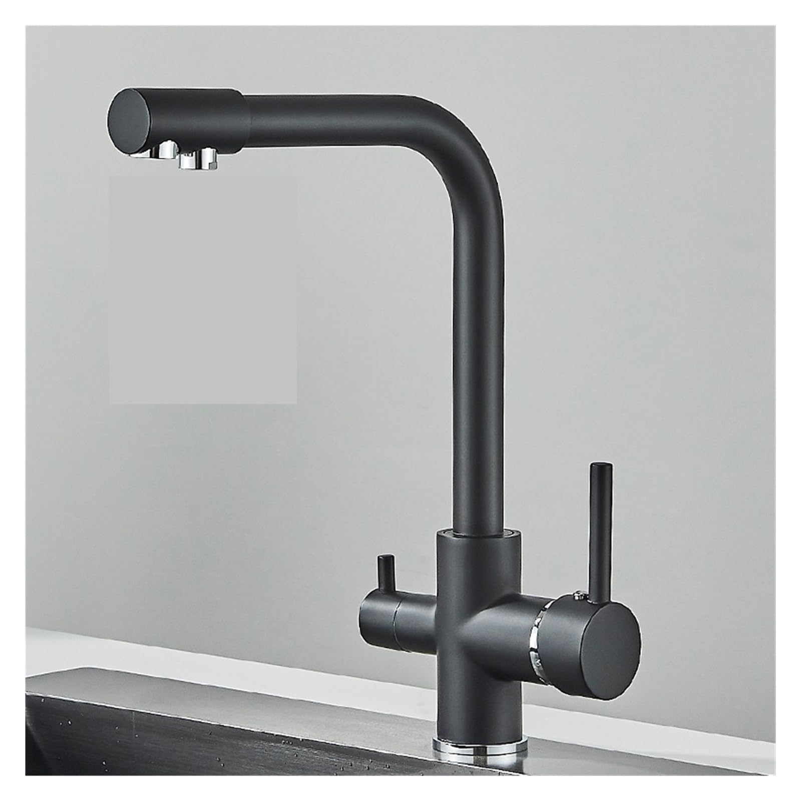 Yjyjy Zx Phd7z Faucet Black Grey Waterfilter Tap Kitchen Faucets Mixer Drinking Water Filter Kitchen Faucet Sink Tap Hot Cold Water Tap For Kitchen Tap