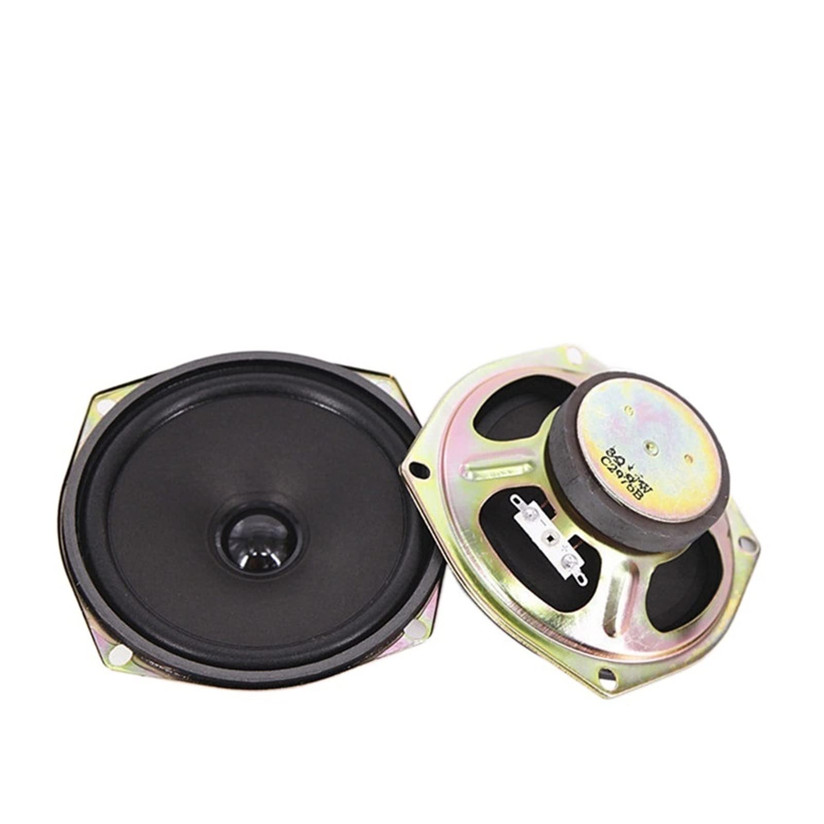 Buy car speakers 2pcs 4.5 Inch Full Range Speaker 8Ohm 10W Paper Cone