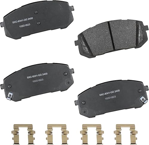 Miniatura 356 de Pastillas de freno delanteras cerámicas Bendix Premium SBC11 para modelos seleccionados Dodge Dart, Ford Fairlane, Falcon, Sedan Delivery, Mustang