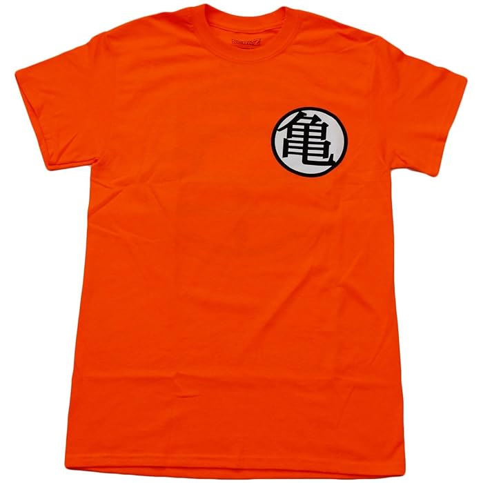 Buy Dragon Ball Z Men’s Goku Kame Turtle & Kaio King Kai Symbol TShirt