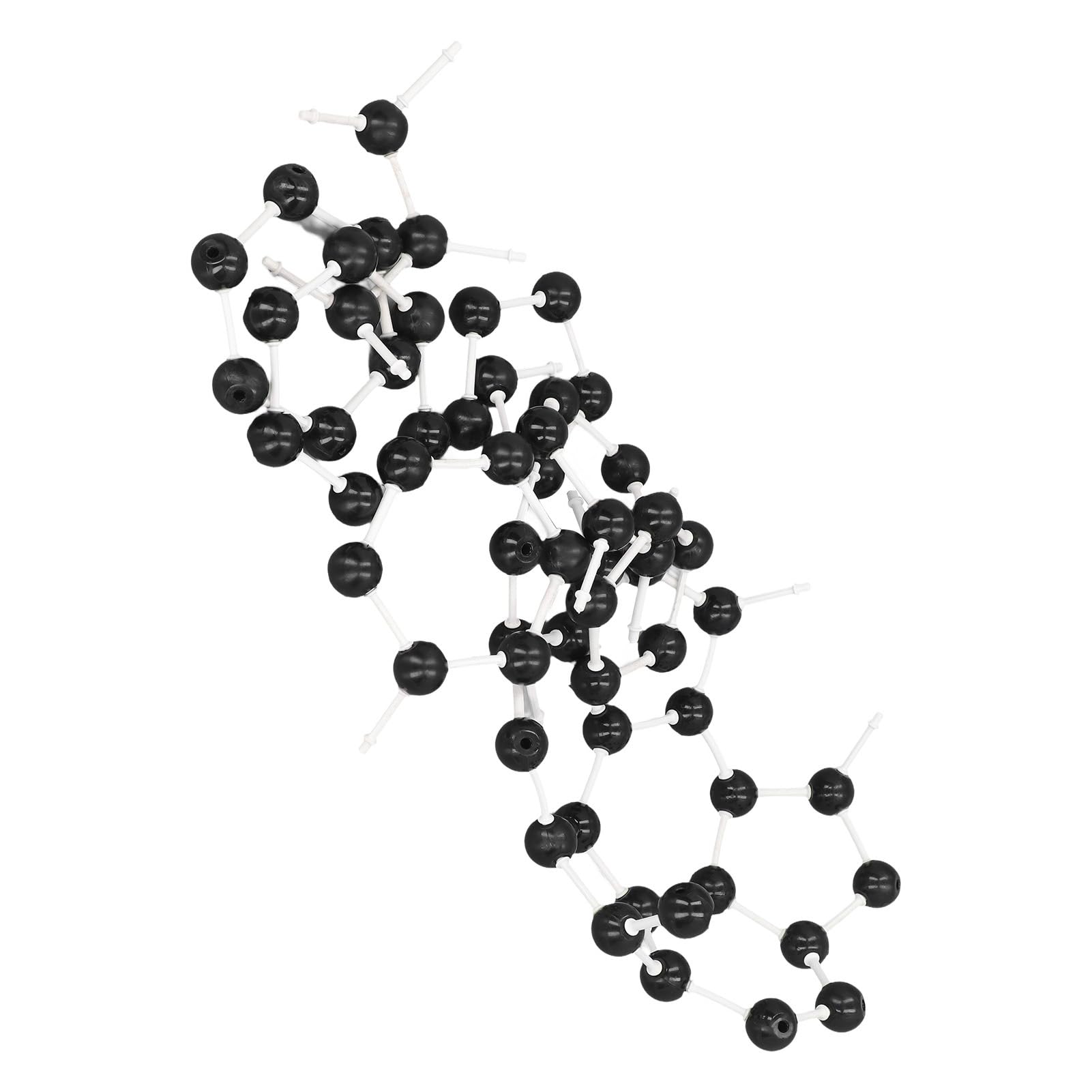 Kit Modello di Struttura Molecolare C60 per Strumenti Didattici di Chimica Plastica Resistente con 12 Atomi di Carbonio per L'istruzione in Classe