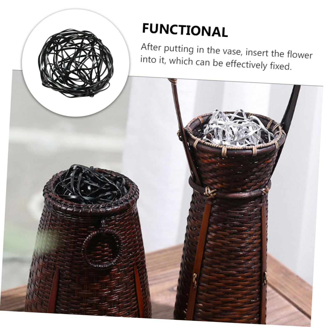 IWOWHERO Floral Arrangement Fixer Tool Bendable Flower Fixation Grid for Vase Metal Flower Holder Smooth Surface