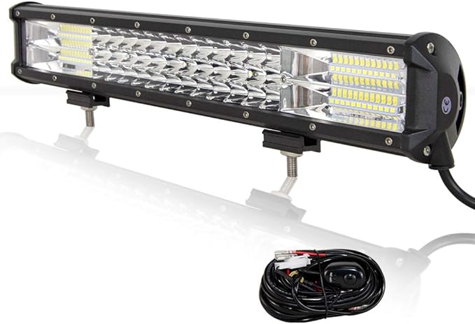 60 opinioni per Willpower Barra Led Fuoristrada 46cm 252W Barra Luce a Led Con Cablaggio 12V 24V