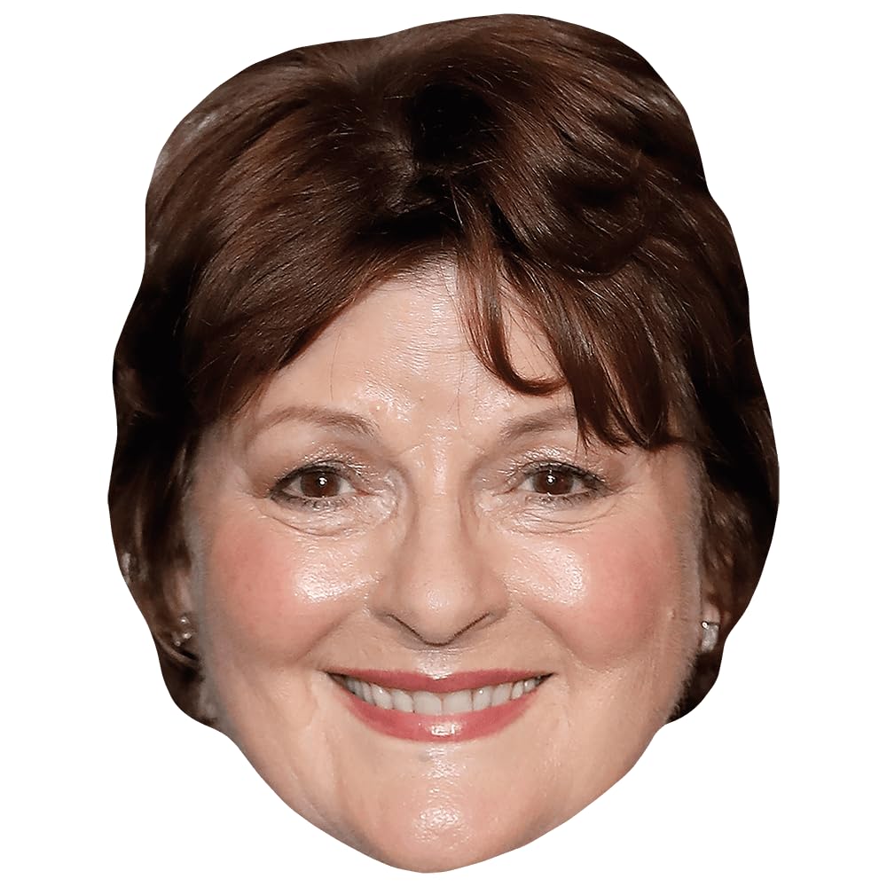 Celebrity Cutouts Lifelike Brenda Blethyn (Smile) Celebrity Mask, Flat Card Face, Fancy Dress Mask
