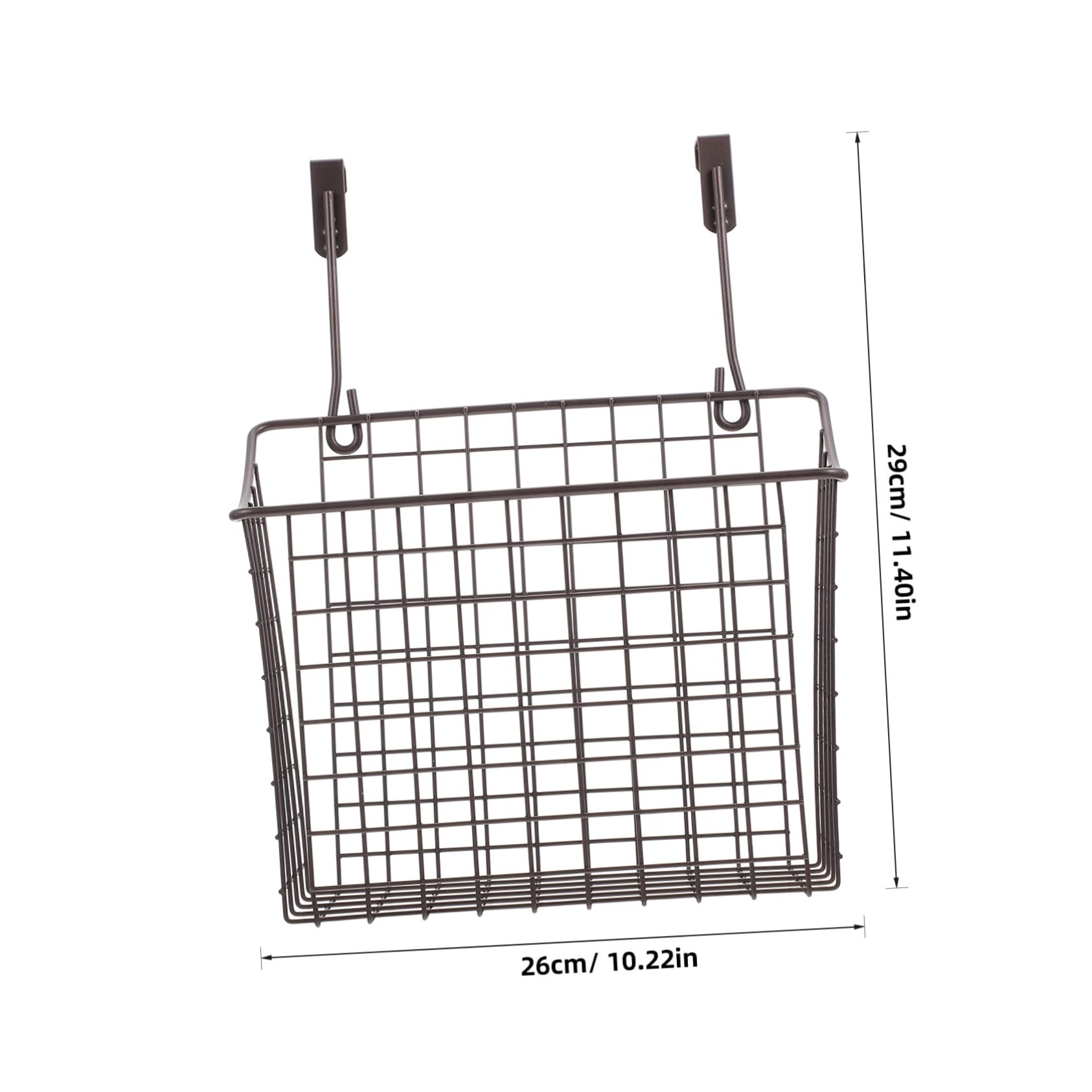 Cesta Almacenamiento Alambre para Puerta Hierro de Colgante para Diseño Ahorrador de Espacio Elegante en Armario y Cocina y Hogar