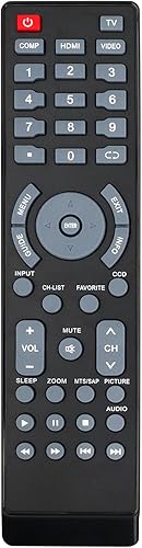 NS-RC01A-12 Comandante remoto de repuesto para Insignia TV NS-15E720A12 NS-19E720A12 NS-22E730A12 NS-24E730A12 NS-32E740A12 NS-37L760A12