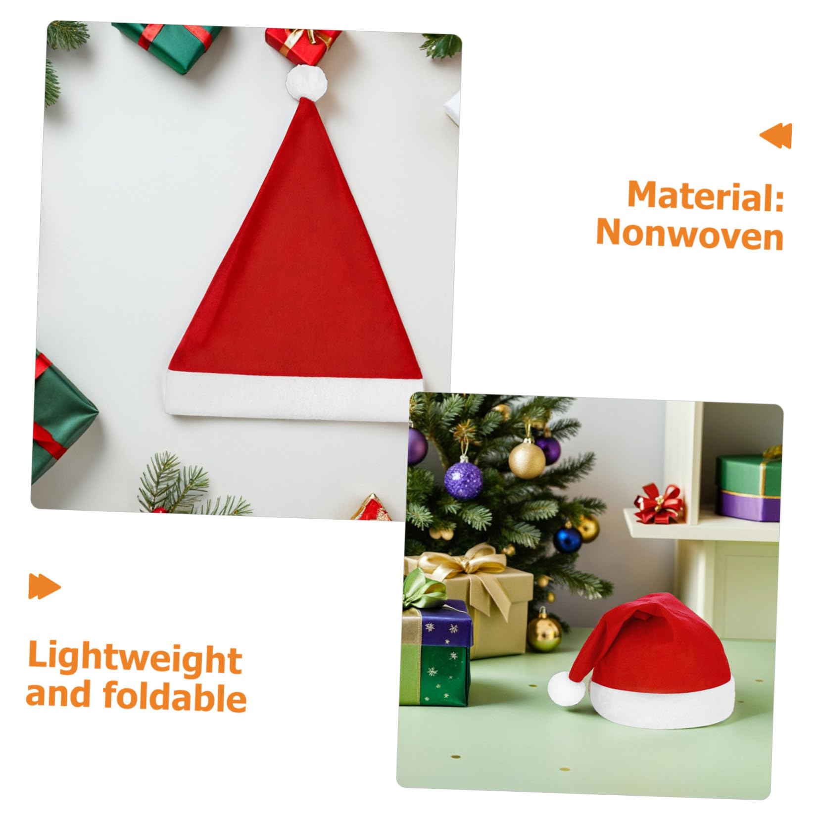 25 Stück Teiliges Weihnachtsmützen für Erwachsene Klassische Rote Santa Mütze mit Weißem Bommel Vielseitig Einsetzbar als Weihnachtsdeko und Partyaccessoire für Festliche Feiern