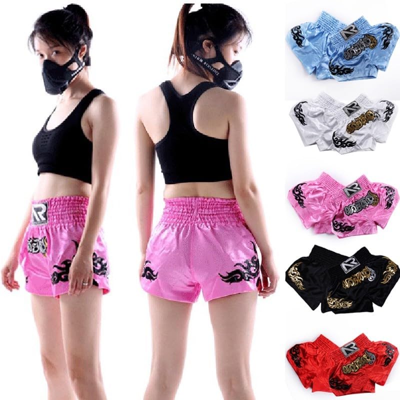 Pantaloncini da allenamento traspiranti per kick boxing, perfetti per bambini e donne in sport MMA