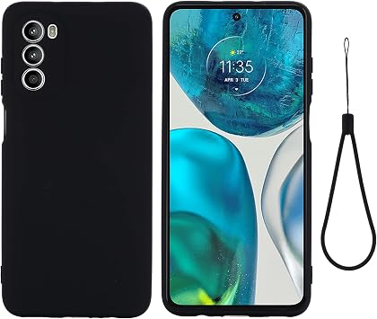 Compatible with Motorola Moto G82 5G Slim Silicone Shockproof Back Case Cover Full Body Cover Slim Phone Case for Motorola Moto G82 5G
