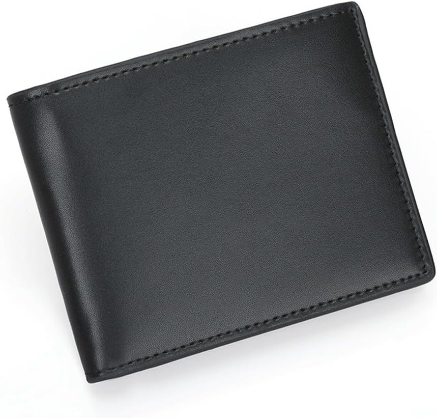 Carbon Fiber Multi-function Money Clip Photo Position Short Men's Wallet Card Bag(Gray)