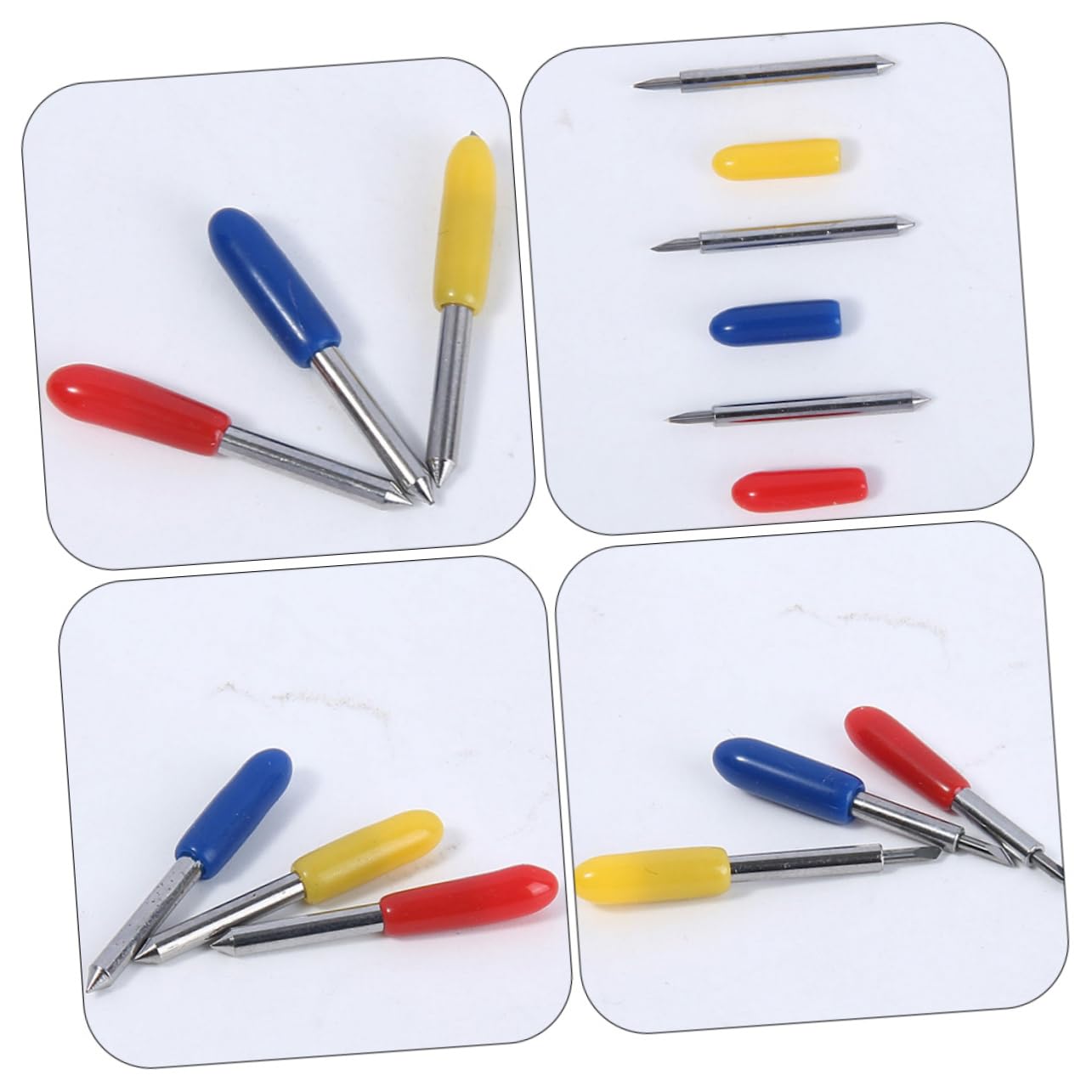 Tofficu 200stücke Ersatzklingen Für Schneidplotter Klingen Für Präzise Schnitte Kompatibel Mit Verschiedenen Schneidmaschinen Für Feine Materialien Wie Magnet Und Chipboard Langlebig