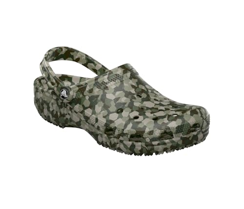 Image of Crocs Unisex Adult Classic Marbled Tie-dye Clogs