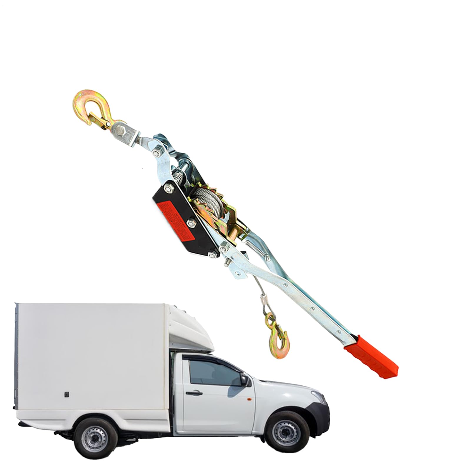 Cabrestante Manual Con Cable Tensor De Cuerda Manual | Tensor De Cable Con Trinquete Y Doble Gancho Para Tirar, Prensar, Remolcar, Jardinería, Embalaje, Enmarcado, Barandillas De