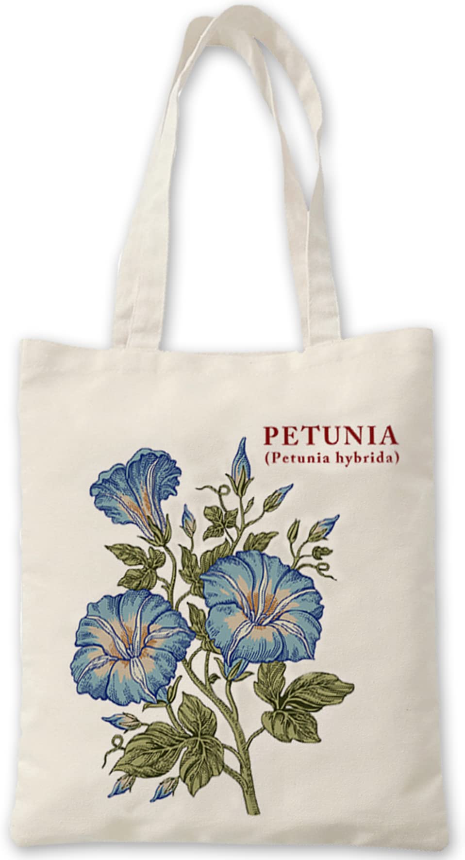 XINGNIAO Canvas Floral Botanical Tote Bag for Women Teacher, Reusable Grocery Bags, Cute Cat Tote Bags Aesthetic for Shopping