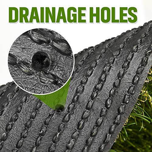 ZGR Artificial Garden Grass 3 ft x 5 ft (15 Square ft) Premium Lawn Turf, Realistic Fake Grass, Deluxe Synthetic Turf, Thick Pet Turf, Perfect for Carpet Doormat Indoor/Outdoor Landscape, Non Toxic