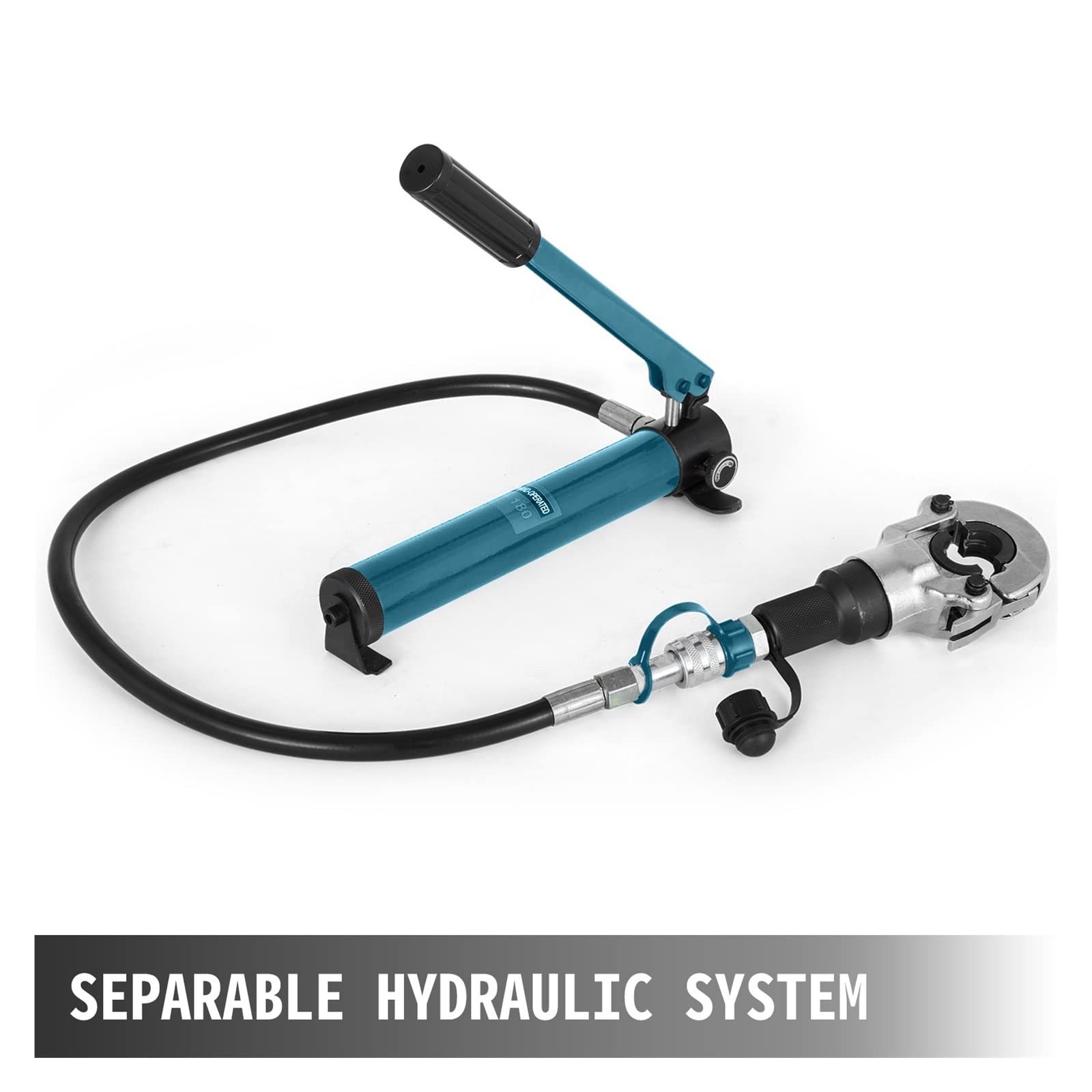 Alicates de prensado de tubo de cobre de acero inoxidable hidráulico tipo V 15-28mm accesorios de tubería Manual HVAC prensa de abrazadera de presión