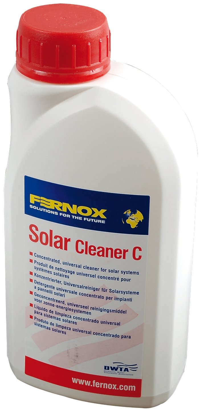 FERNOX Solar Cleaner - Concentrated, Universal Cleaner for Solar Systems 500ML