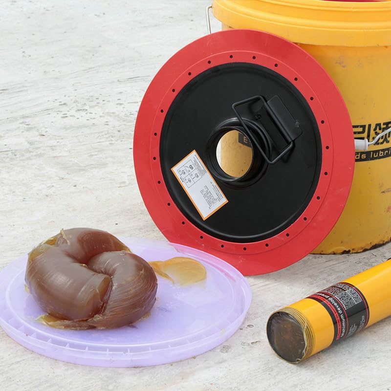 56/60MM Universal Grease Suction Plate Oil Suction Pan Grease Butter Gun Aid Accessories Leak-Proof Lubricating Oil Suction Cup (B)