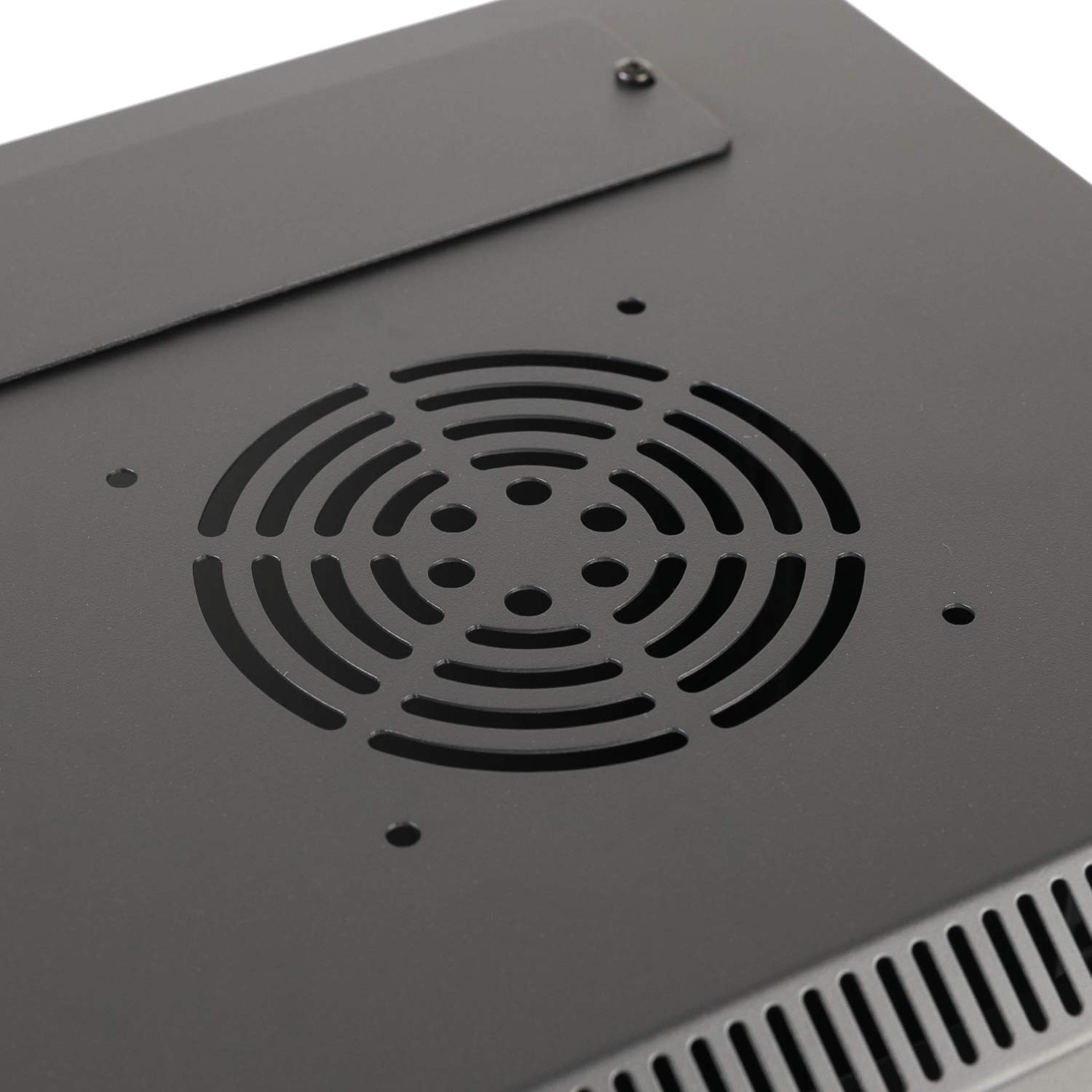 HMF 63309-02 Armadio rack 10 pollici, Armadio di rete | 9 U | Completamente Assemblato | 31,2 x 30 x 48,3 cm | nero