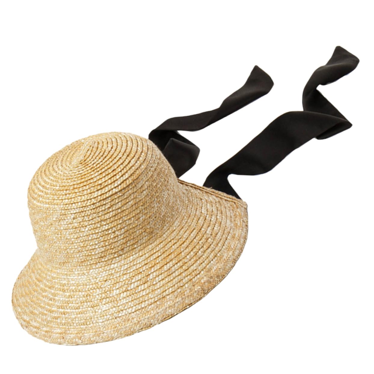 HHRFCS Sombrero de Paja de ala Ancha para niño y niña para protección Solar Sombreros de Verano duraderos y livianos para niñas para Viajes a la Playa Actividades al Aire Libre y Accesorios de