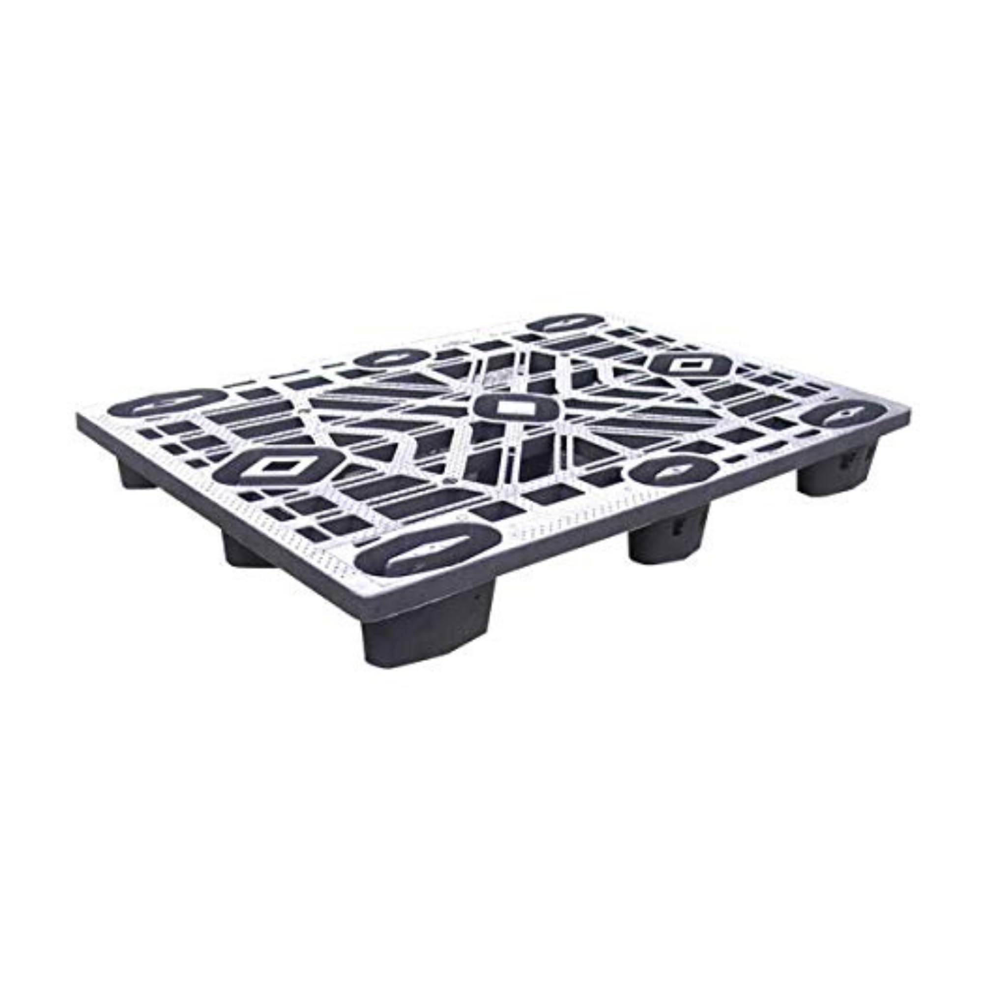 Bancale EPAL - Pallet in Plastica (PP) Bancale Impilabile, Incastrabile e Inforcabile su 4 Lati Bancale da Esterno e Interno Leggero 80x120 cm