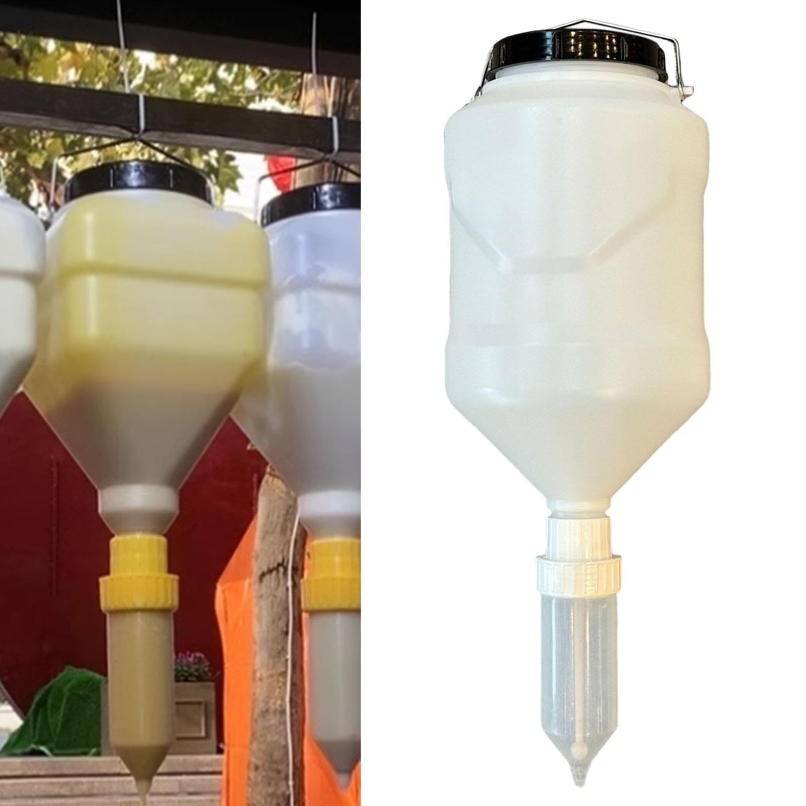 Grande Dispenser per Salse E Condimenti in Bottiglia Comprimibile da 3 Litri